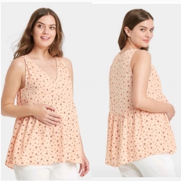 (XS)- The Nines by HATCH Sleeveless V-Neck Tank Top‎ - Picture 2 of 8